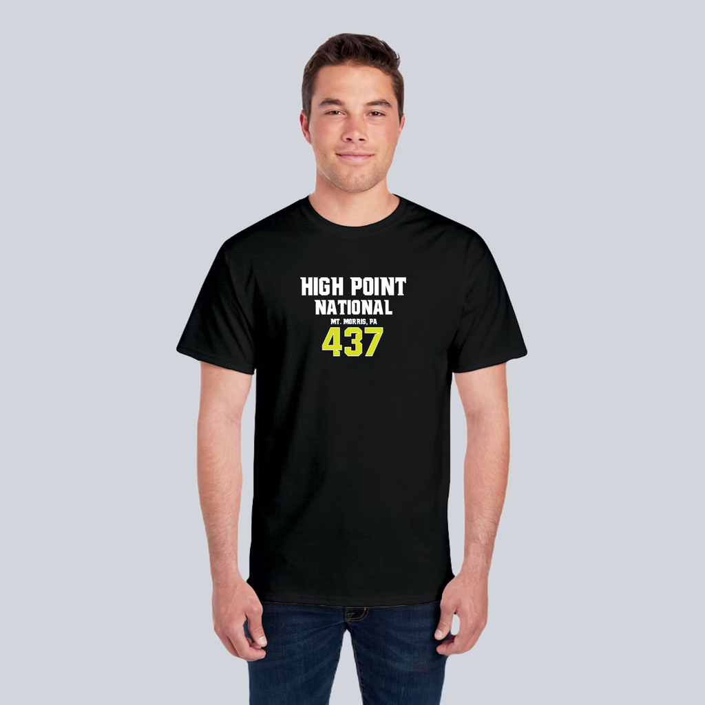 High Point National T-Shirt Black Vinny Luhovey
